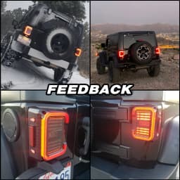 SUP-LIGHT New Design Car Light Assembly LED Tail Lamp For Jeep Wrangler JK JKU 2007-2017 30W Reverse Light Daytime Running Light