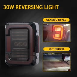 SUP-LIGHT New Design Car Light Assembly LED Tail Lamp For Jeep Wrangler JK JKU 2007-2017 30W Reverse Light Daytime Running Light