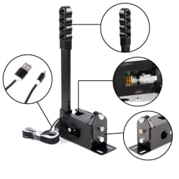 PC USB Brake System Handbrake For Rally For Logitech G29/G27/G2514Bit Hall Sensor SIM Racing For Racing Games T300 T500 HB032