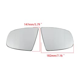 Rear View Mirror Side Mirror Glass Heated + Adjustment for BMW X5 E70 2007-2013 X6 E71 E72 2008-2014