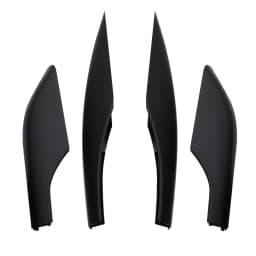 4pcs Black ABS Roof Rack Bar Rail End Protection Cover Shell For Toyota Fortuner AN50 AN60 Hilux SW4 2004-2012 2013 2014 2015