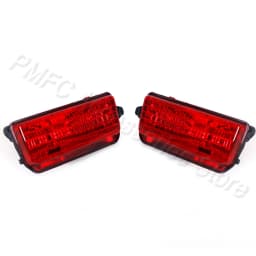 R-AUTO Red Len Tail Brake Light Taillights For Jeep Grand Cherokee 2005-2010 Fog Lamp Rear Bumper Reflector Light Without Bulb