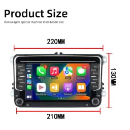 Fast Boot Car Radio for VW POLO GOLF Plus PASSAT JETTA Skoda TIGUAN TOURAN SHARAN SCIROCCO Caddy Vento Carplay Audio Auto Linux
