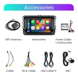 Fast Boot Car Radio for VW POLO GOLF Plus PASSAT JETTA Skoda TIGUAN TOURAN SHARAN SCIROCCO Caddy Vento Carplay Audio Auto Linux