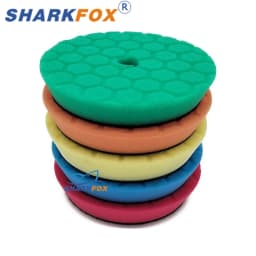 Sharkfox 5/6 inch Car Polishing Pad Sponge Buffing Waxing Clean Polish Buffer Drill Wheel Polisher Removes Scratches Car Repair
