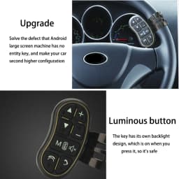 Car Steering Wheel Control Switch Wireless Controller For Radio Audio MP3 DVD Player Buttons Universal Automotive Accessories
