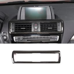 For BMW 1 2 Series F20 F21 F22 F23 2012-2018 ABS Carbon Fiber Car Center Control Interior Decoration Sticker Car Accessories