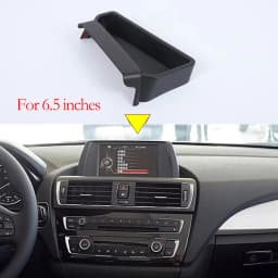 For BMW 1 2 Series F20 F21 F22 F23 2012-2018 ABS Carbon Fiber Car Center Control Interior Decoration Sticker Car Accessories