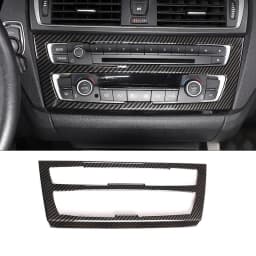 For BMW 1 2 Series F20 F21 F22 F23 2012-2018 ABS Carbon Fiber Car Center Control Interior Decoration Sticker Car Accessories