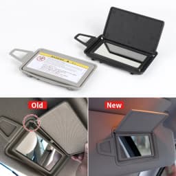 For Mercedes W211 W219 New Car Sun Visor Mirror Cover Makeup Mirror Cover For Benz E CLS Class E200 CLS300 2118100410