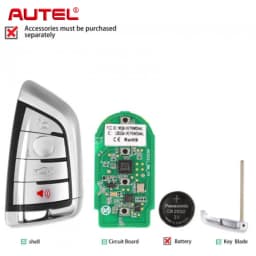 1PCS Autel IKEYBW004AL BW004ALUniversal Smart Key 4 Buttons For BMW For Autel Smart Key For KM100 IM508 IM608 KM100E