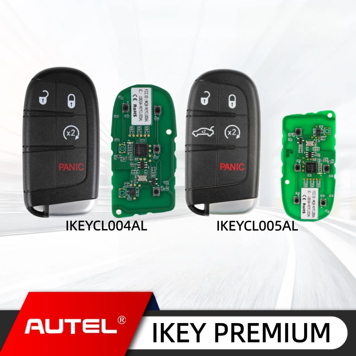 1PCS Autel IKEYCL004AL IKEYCL005AL For KM100 IM508 IM608 KM100E