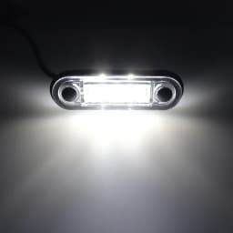 10pcs 12/24V Waterproof LED Side Marker Lights Clearance Rear Tail Brake Indicator Turn Signal Lamps Truck Trailer Tractor Van
