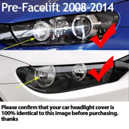 Head Lights Cover For Volkswagen VW Scirocco pre-facelift 08-14 Transparent Housing Front Headlights Lens Shell Glass Lampcover