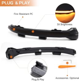 Dynamic Turn Signal Led Rearview Mirror Indicator Side Mirror Light For VW Golf 7 VII MK7.5 JETTA MK7 Blinker Sequential Light