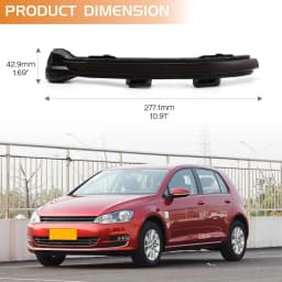 Dynamic Turn Signal Led Rearview Mirror Indicator Side Mirror Light For VW Golf 7 VII MK7.5 JETTA MK7 Blinker Sequential Light