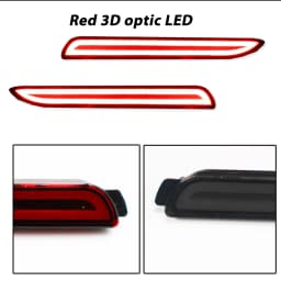 Bumper Reflector Lights For Toyota RAV4 Harrier Sienna EZ Alphard Aygo for Lexus GX470 RX300 5630 NX RC Tail/Brake,Rear Fog Lamp