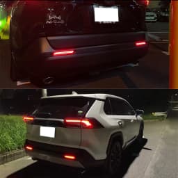 Bumper Reflector Lights For Toyota RAV4 Harrier Sienna EZ Alphard Aygo for Lexus GX470 RX300 5630 NX RC Tail/Brake,Rear Fog Lamp
