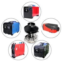12V/24V 5KW Air Parking Heater Blower Combustion Fan Assembly Motor Start Engine Parts Diesel Air Parking Heaters D2 D4 Air Fan