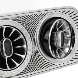 Interior Roof LED Air Conditioning Turbo Vent AC Outlet Trim For Mercedes Benz V Class EQV Vito Viano Valente Metris W447 V250