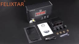 Universal TPMS Car Tire Pressure Alarm Monitor System 4 Sensors Display Solar Intelligent Tyre Pressure Temperature Warning