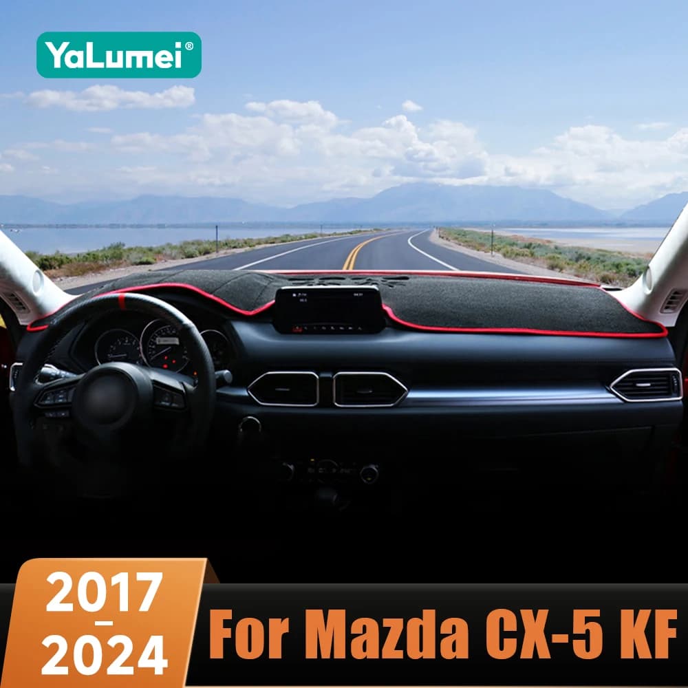 For Mazda CX-5 CX5 CX 5 KF 2017-2020 2021 2022 2023 2024 Car Dashboard Cover Mat Avoid Light Pad Sun Shade Carpets Accessories