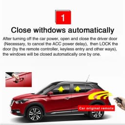 For RHD Auto Power Window Closer Open + Mirror Folder Spread Kit For Honda Fit 2014-2021 Right-Hand-Drive
