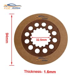 Mini Clutch Disc Friction Plates Kit Fit For MINI Rear Differential GTR Central Differential Repair Kit Duster Steel Plate Kit