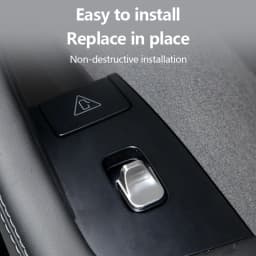 HEENVN Model Y Juniper 2025 2026 Car Open Door Button Stickers for Tesla Model 3 Highland Model YL Button Trim Protector Decals