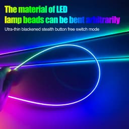 18-in-1 128 Colorful RGB Symphony Car Ambient Interior LED Universal Multiple Modes Decoration Atmosphere Lights App Control