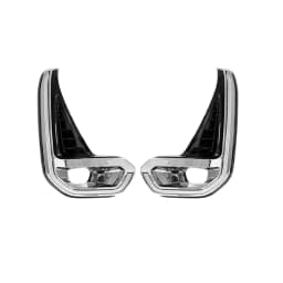 For Toyota Hilux Revo 2020 2021 Led DRL Fog Lamp Daytime Running Light Day Bumper Driving Waterproof Turn Signal Wires Switch