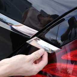 For Mercedes Benz S Class W222 2014 2015 2016 2017 2018 2019 20 ABS Silver Car Tail Strips Sequins Trim Sticker Car Accessories
