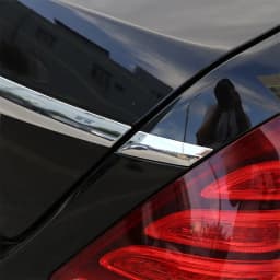 For Mercedes Benz S Class W222 2014 2015 2016 2017 2018 2019 20 ABS Silver Car Tail Strips Sequins Trim Sticker Car Accessories