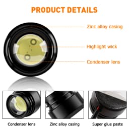 Car drl 4 in 1 LED Eagle Eye Emergency Warning Strobe Light Wireless Remote Control Day Running Light For truck motorcycle 12V