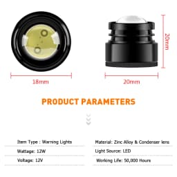 Car drl 4 in 1 LED Eagle Eye Emergency Warning Strobe Light Wireless Remote Control Day Running Light For truck motorcycle 12V