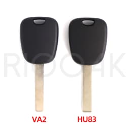 10pcs Transponder Car Key Shell For Peugeot 106 107 307 207 306 406 For Citroen C2 C3 C4 VA2 HU83 Fob Case