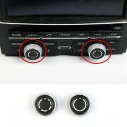 Audio Volume Radio Knob Cover CD Multi-Media Control Switch Button For Porsche Cayenne Panamera Macan 911