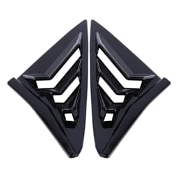 For Honda Rear Side Window Louvers Shutter ABS Air Vent Scoop Shades Shutter Cover Trim For Civic Type R Hatchback 2019-2021