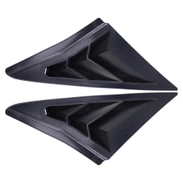 For Honda Rear Side Window Louvers Shutter ABS Air Vent Scoop Shades Shutter Cover Trim For Civic Type R Hatchback 2019-2021