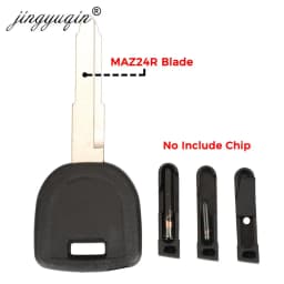 jingyuqin 10/30pcs Transponder Car Key Shell Fob For Mazda M3 M5 M6 RX8 CX7 CX9 Escape Edge MERCURY Lincon Blank Key Case NoChip