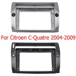 2 Din Car Radio Stereo Audio Plate Fascia Frame For Citroen C4 Quatre 9 inch Big Screen Auto Android Player Panel Dash Mount Kit