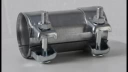 2,"2.5",3.0 inch Exhaust Tube Pipe Connector Joiner Sleeve Clamp Connector V Band Clamp
