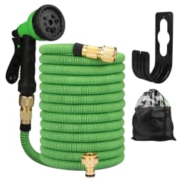 25/50/75/100ft Portable Garden Hose Water Gun For Cleaning Car Wash Machine Watering Sprinkler Durable Water Gun with Water Hose