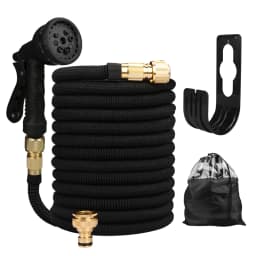 25/50/75/100ft Portable Garden Hose Water Gun For Cleaning Car Wash Machine Watering Sprinkler Durable Water Gun with Water Hose