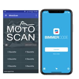 UniCarScan UCSI-2100 Bluetooth Adapter For Motoscan Bimmercode TuneECU BMW Motorcycle Vehicle