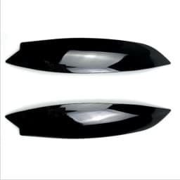 Gloss Black Headlights Modified Light Eyebrow Front Light Eeyebrow Trim Strip For VW Golf 5 GTI 2005 2006 2007