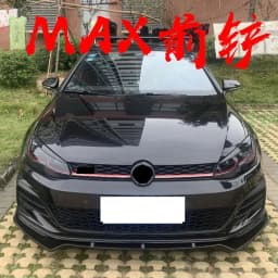 Front Bumper Spoiler Trim Lip Front Bumper Lip For VW Volkswagen Golf 7 7.5 MK7