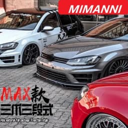 Front Bumper Spoiler Trim Lip Front Bumper Lip For VW Volkswagen Golf 7 7.5 MK7