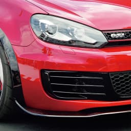 For VW Volkswagen Golf 6 MK6 VI GTI R R20 ABS Fog Lamps Shade Car Front Fog Light Hoods Eyebrow Eye Wind Knife Cover Trim
