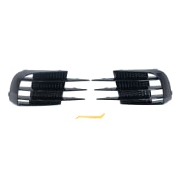 For VW Volkswagen Golf 6 MK6 VI GTI R R20 ABS Fog Lamps Shade Car Front Fog Light Hoods Eyebrow Eye Wind Knife Cover Trim